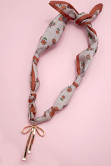 Astra Scarf Necklace - Bow