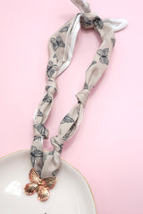 Astra Scarf Necklace - Butterfly