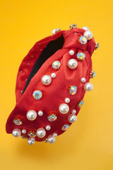 Merry Glow Headband - Red