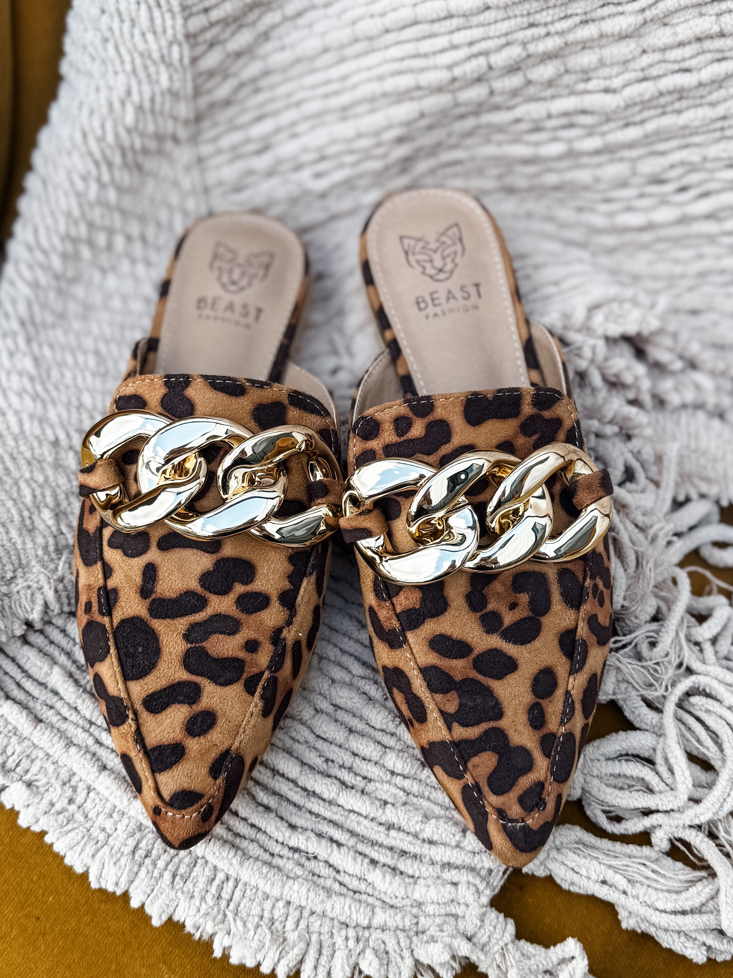 Chained Gem Mules FINAL SALE