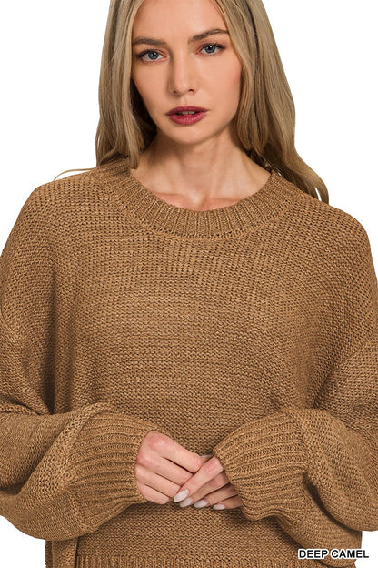 Statement Sleeves Balloon Sweater