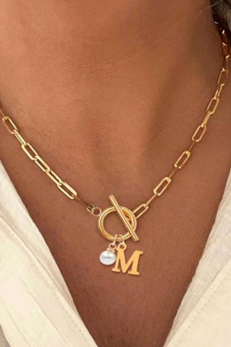 Timeless Initial Pearl Chain DOORBUSTER