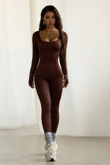 Seize The Day Jumpsuit - Brown