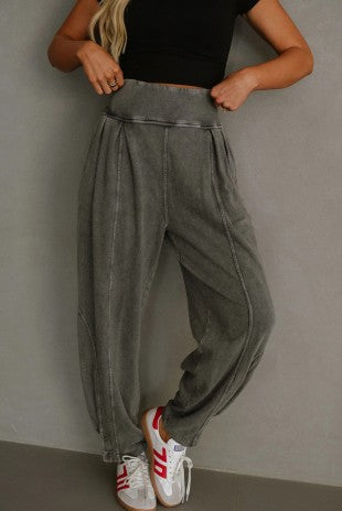 Smokewash High Waist Pants
