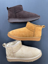 Velvet Dusk Booties - Oatmeal
