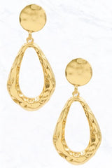 Hammered Glow Earrings