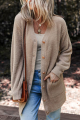 Soft Haze Cardigan - Khaki