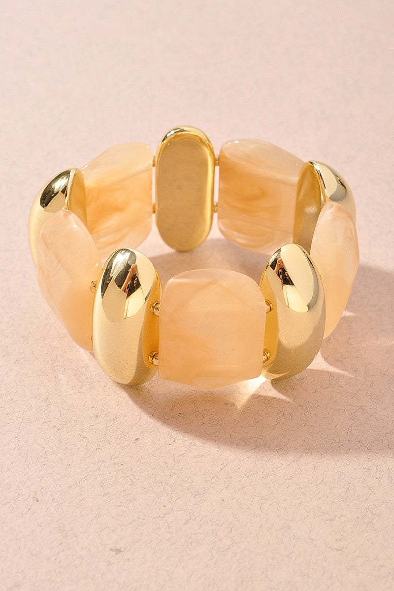 Candy Curve Bracelet - Natural