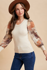 Layered Bloom Knit Top FINAL SALE