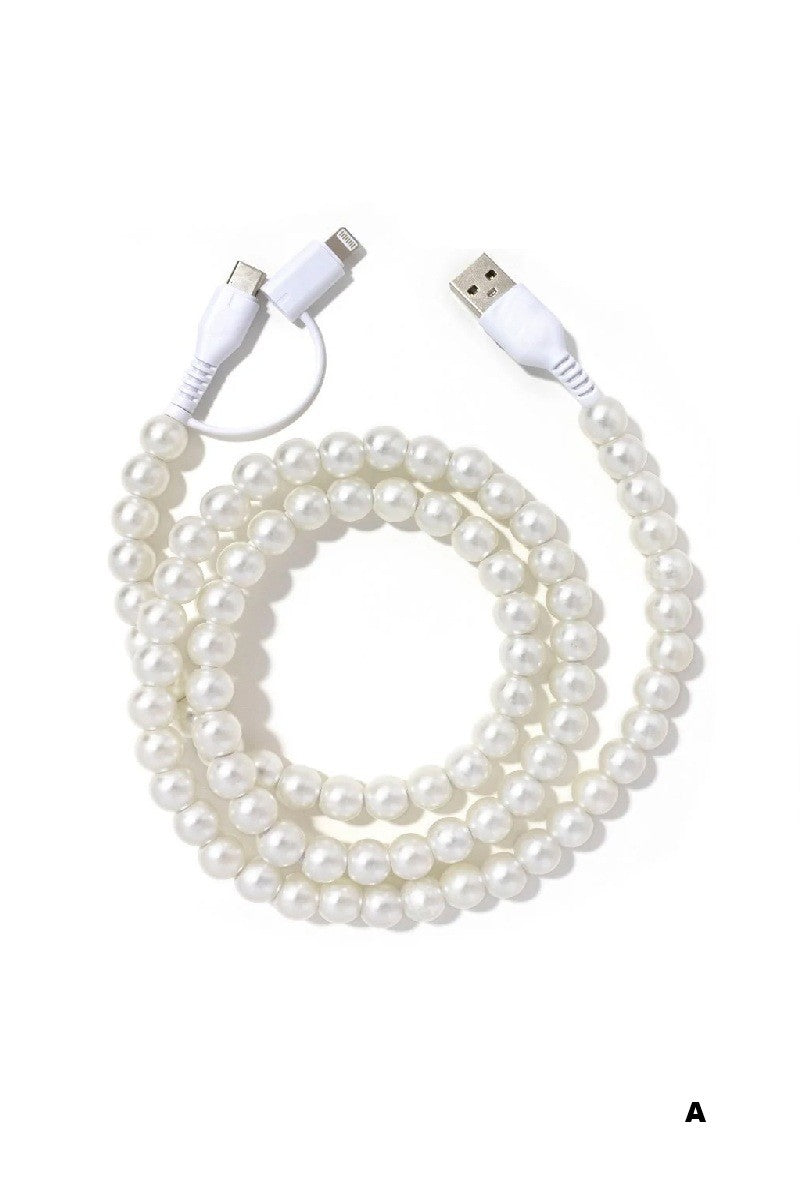 Dual Beaded Charging Cable