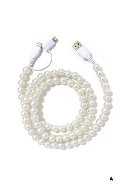 Dual Beaded Charging Cable