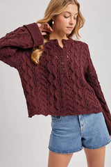 Twilight Whisper Knit Sweater