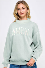 Amen Patch Graphic Sweatshirt