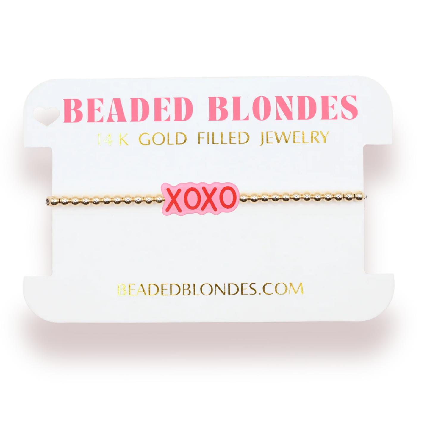 Beaded Blondes XOXO Bracelet final sale