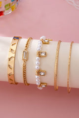 Glittering Halo Bracelet Set