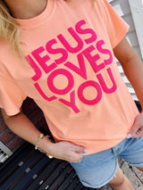 Jesus Loves You Puff Tee