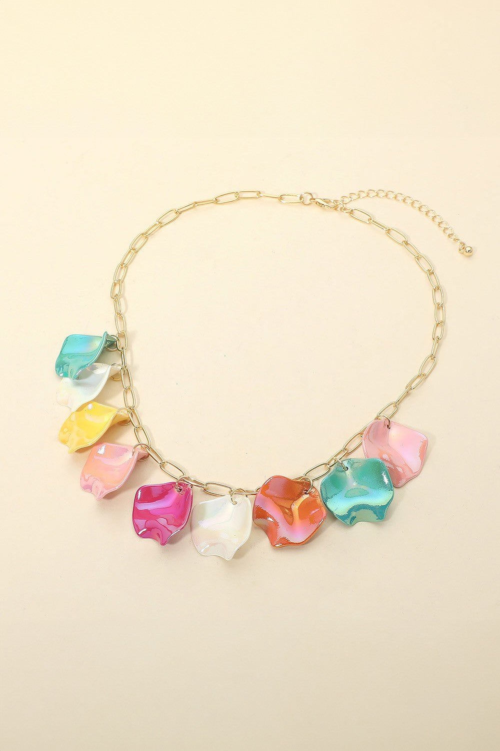 Shimmer Petal Necklace