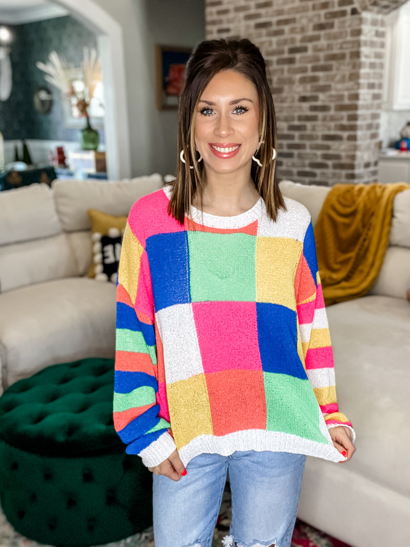 All About It Sweater Top FINAL SALE