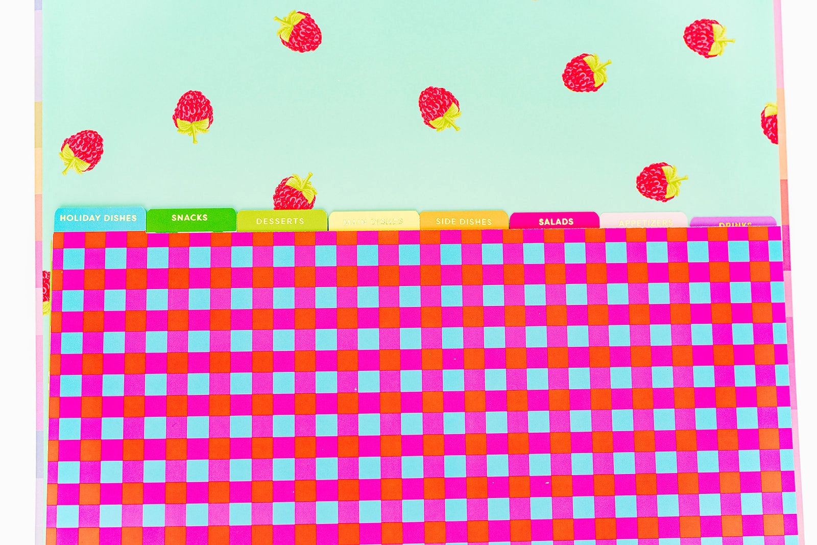 3-Ring Recipe Binder w/ 8 Recipe Tabs