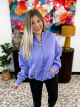 Brushed Terry Jewel Hoodie