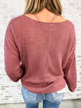 Barely There Cozy Knit Top *Final Sale*