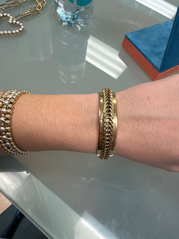 Dallas Tova: Kelsey Cuff Gold - Final Sale