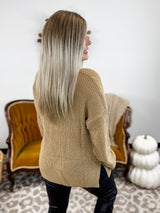 Feel The Love Top -  Taupe FINAL SALE