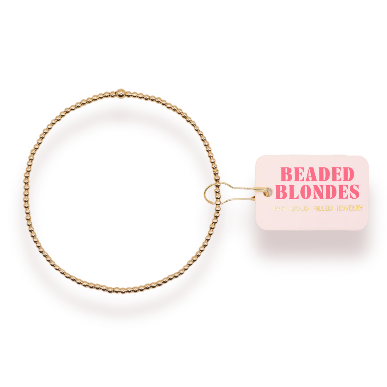 Beaded Blondes - 2MM Gold Beaded Bracelet (Standard)