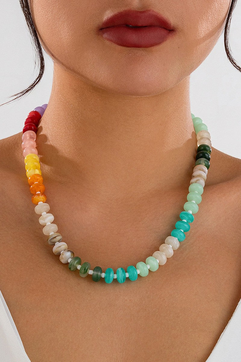 Rainbow Charm Necklace