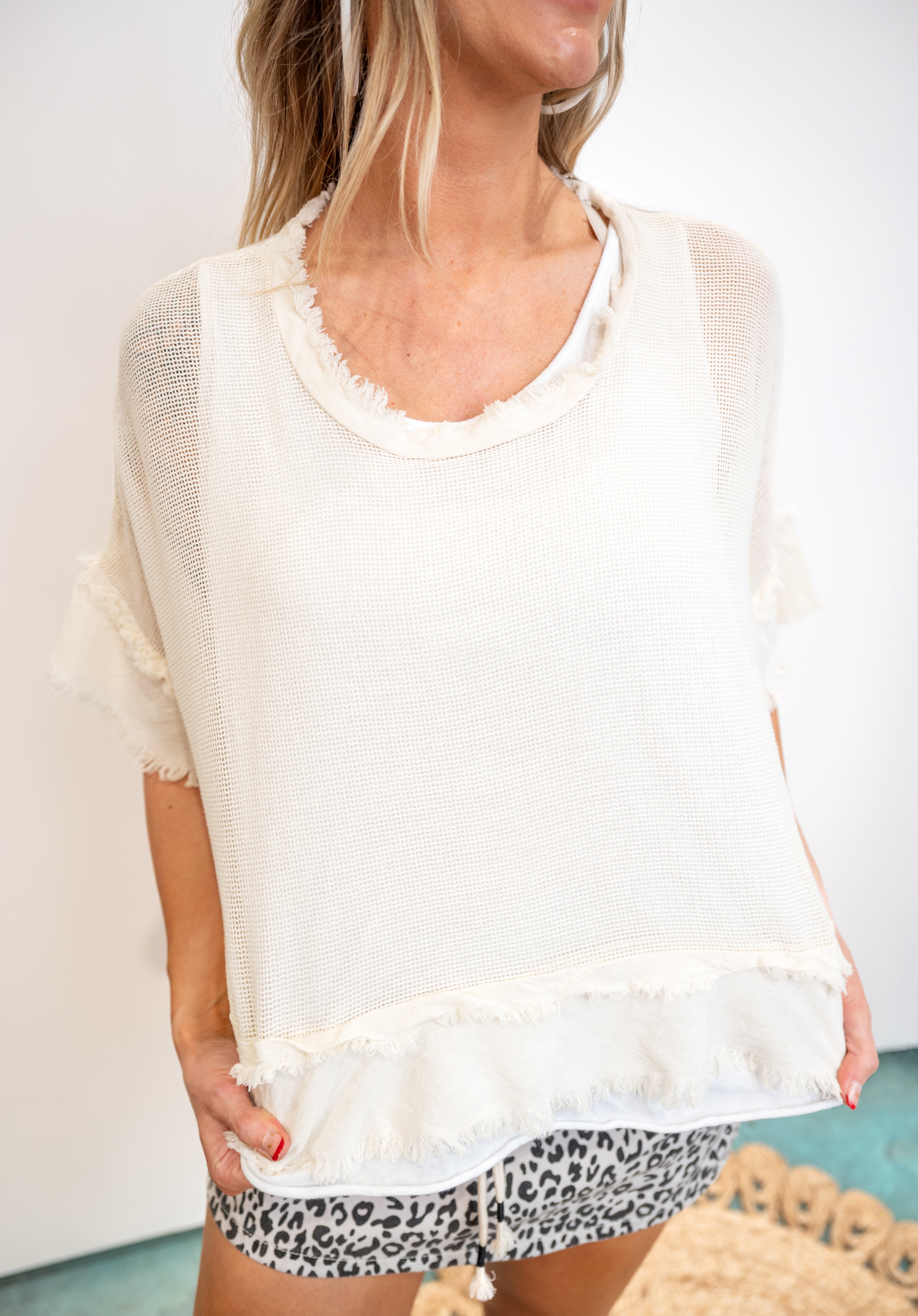 2 in 1 Natural Woven Shirt