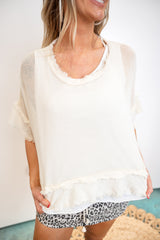 2 in 1 Natural Woven Shirt