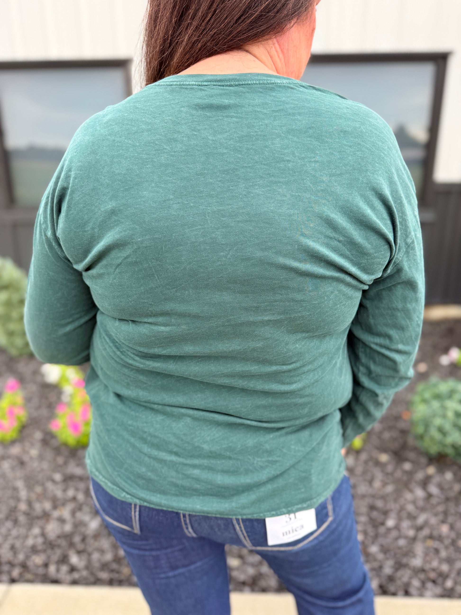 Snuggle Weather Mineral Washed Long Sleeve Graphic