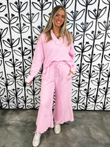 Soft Echo Bellbottoms - Pink