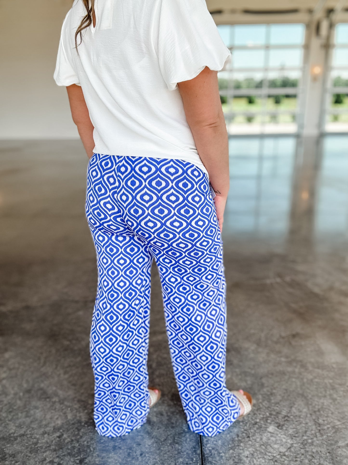 Find Your Purpose Pant - Blue/White - EOS Final Sale