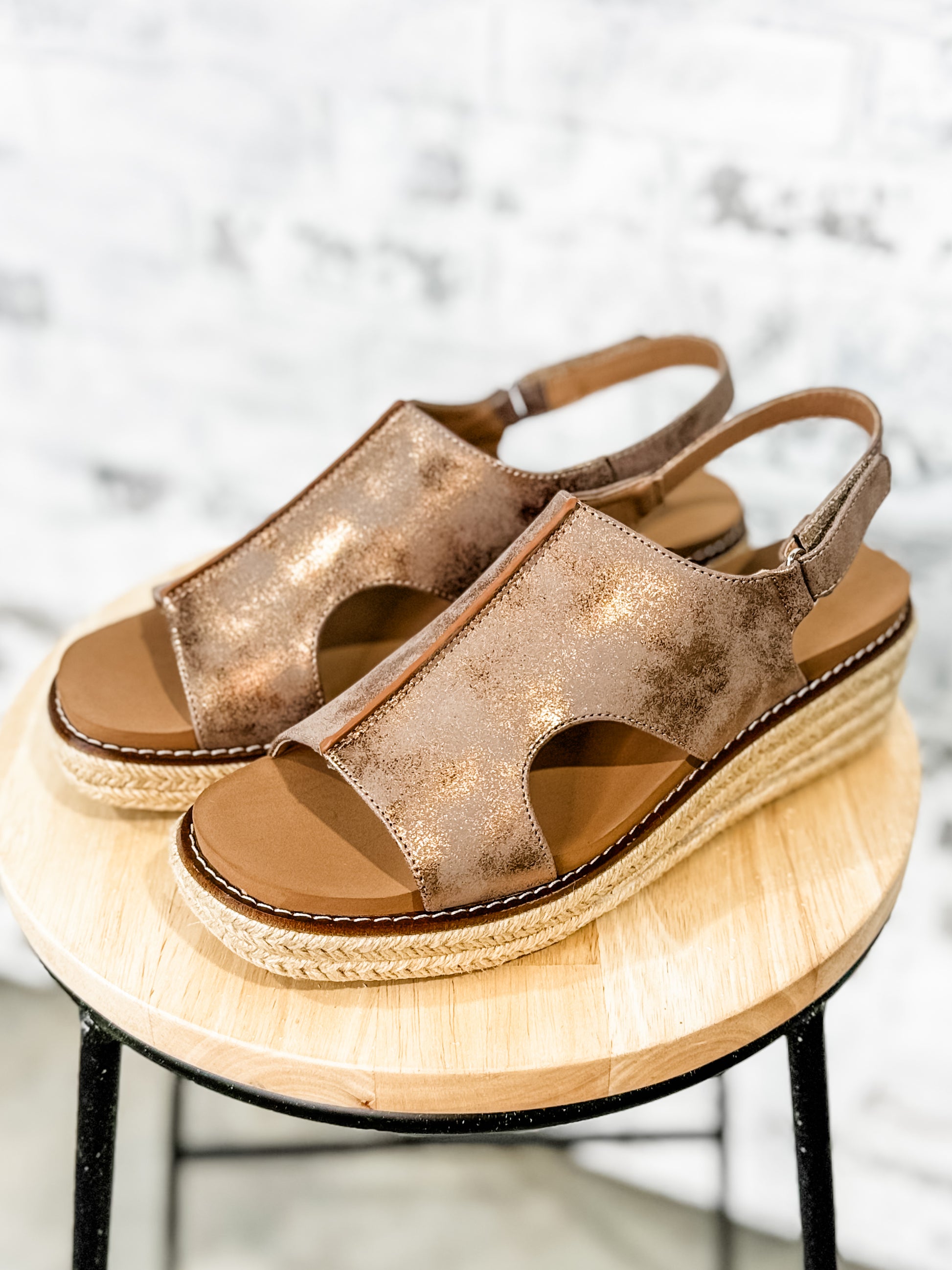 Ready or Not Wedge Sandal Final Sale