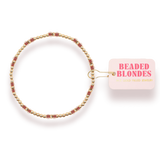 Beaded Blondes Light Brown Hazel Bracelet - Standard