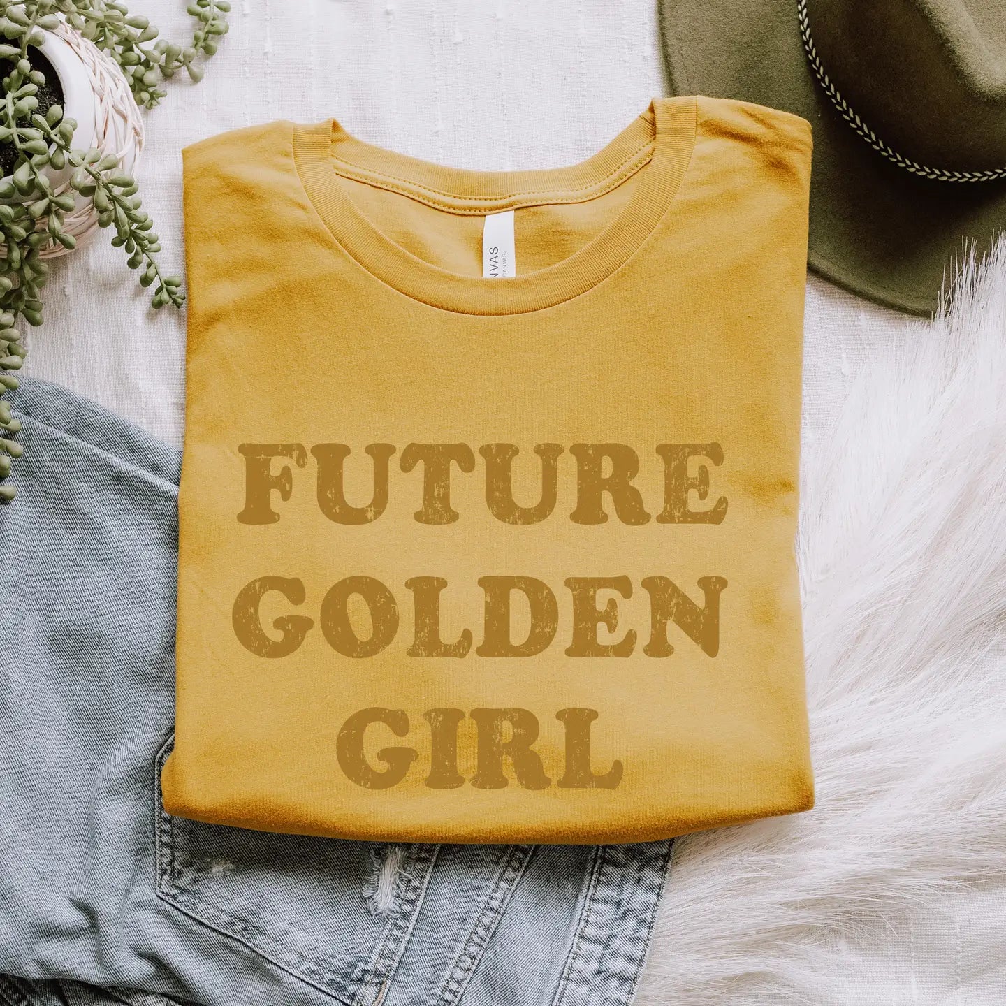 Future Golden Girl Retro Graphic Tee