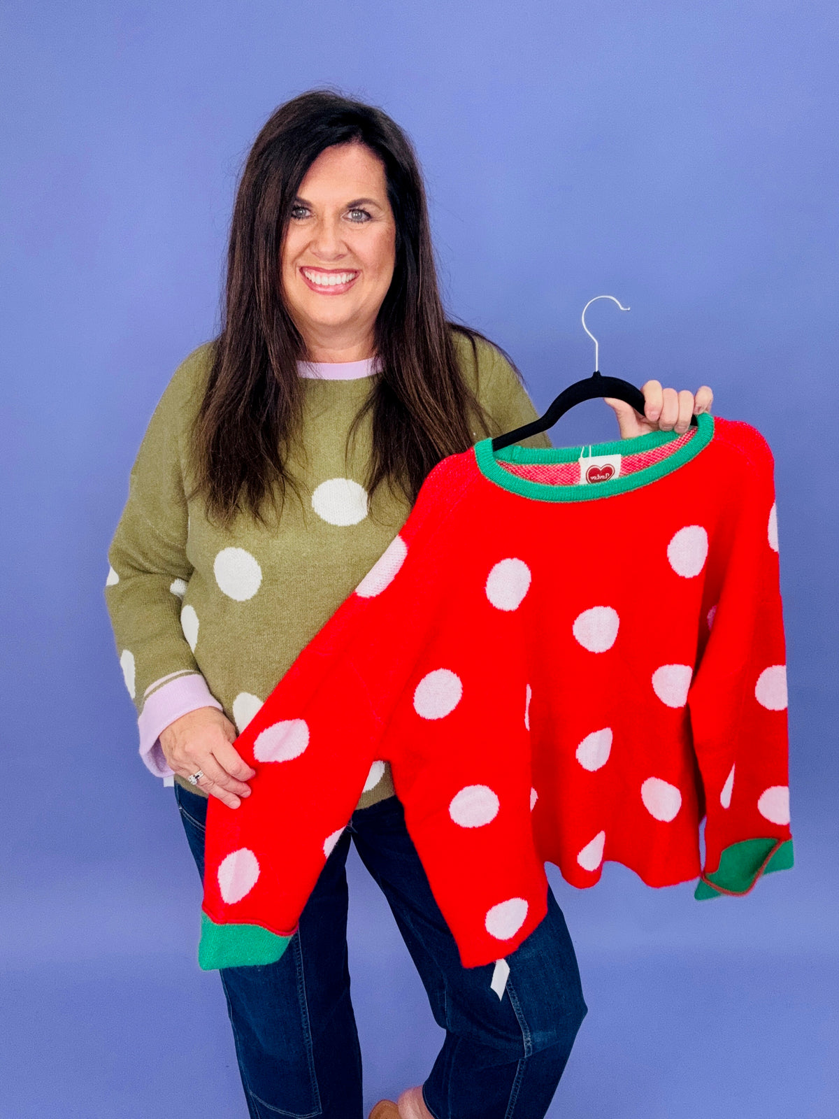 Dot Your Average Sweater