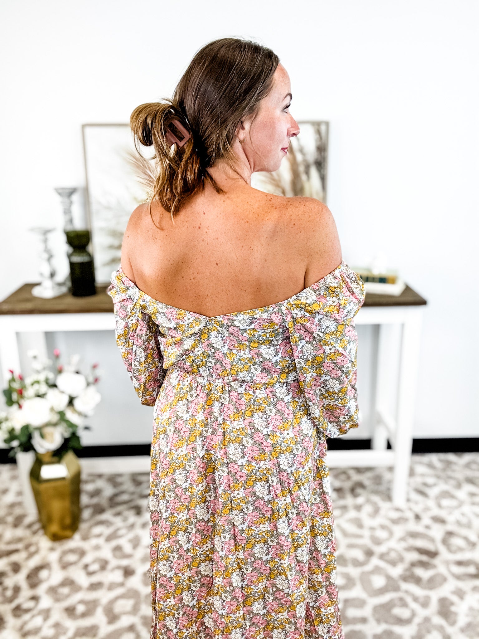 Fall in Bloom Maxi Dress