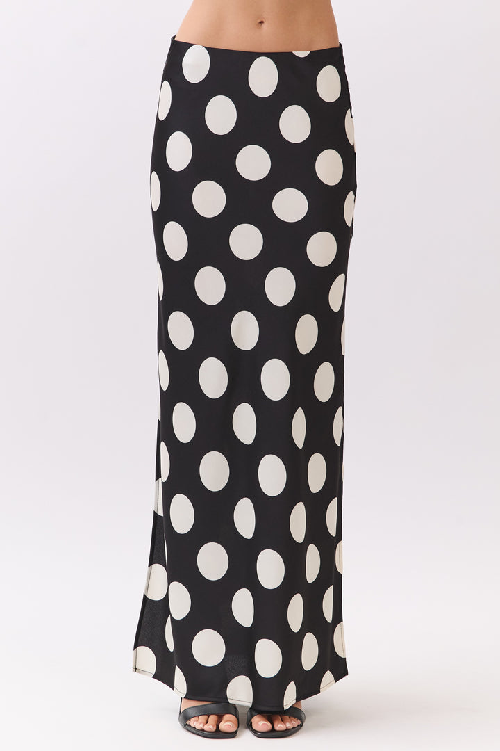 Whimsical Dot Maxi Skirt Final Sale