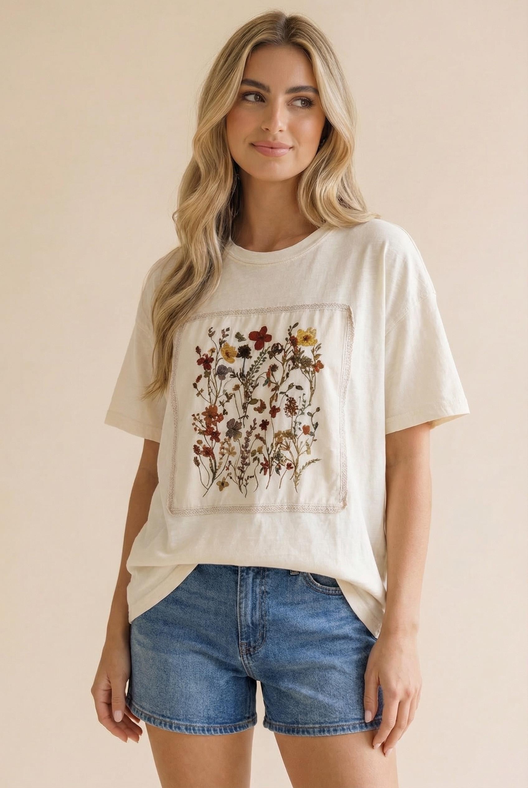 Wildflower Sketch Tee