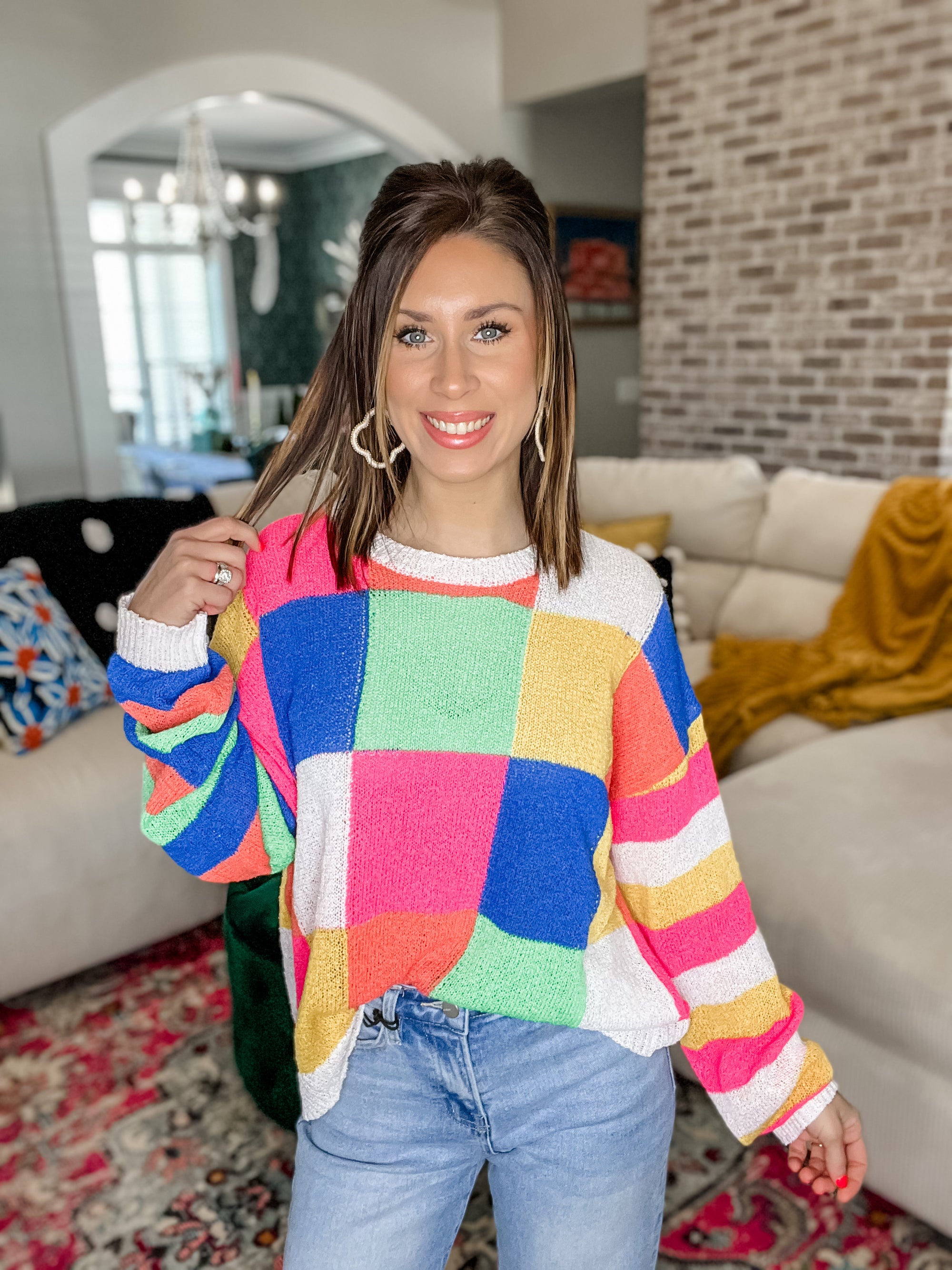 All About It Sweater Top FINAL SALE