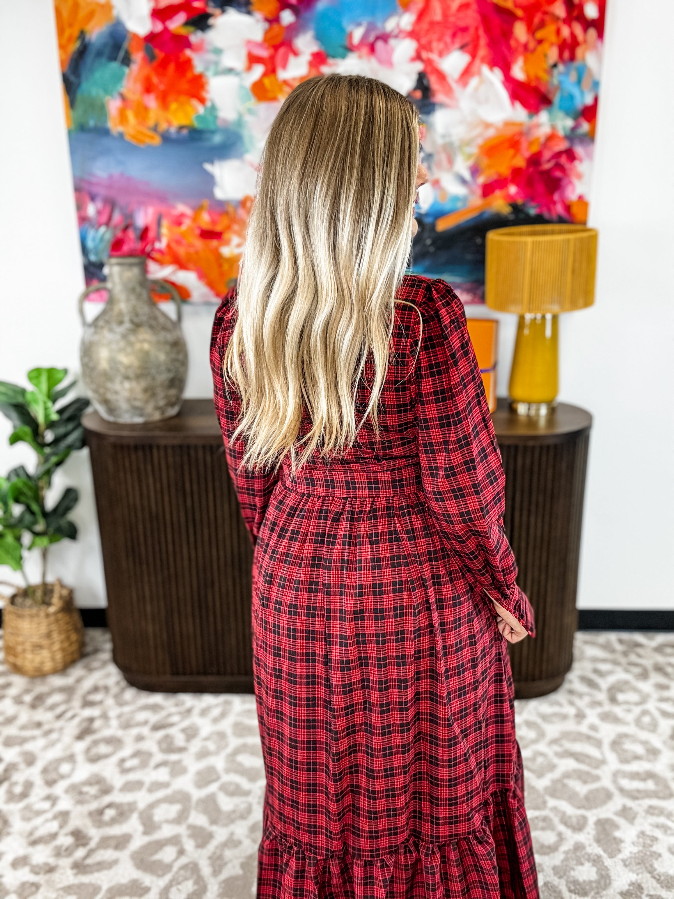 Sweet Haven Maxi Dress - Red