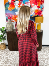 Sweet Haven Maxi Dress - Red