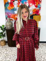 Sweet Haven Maxi Dress - Red