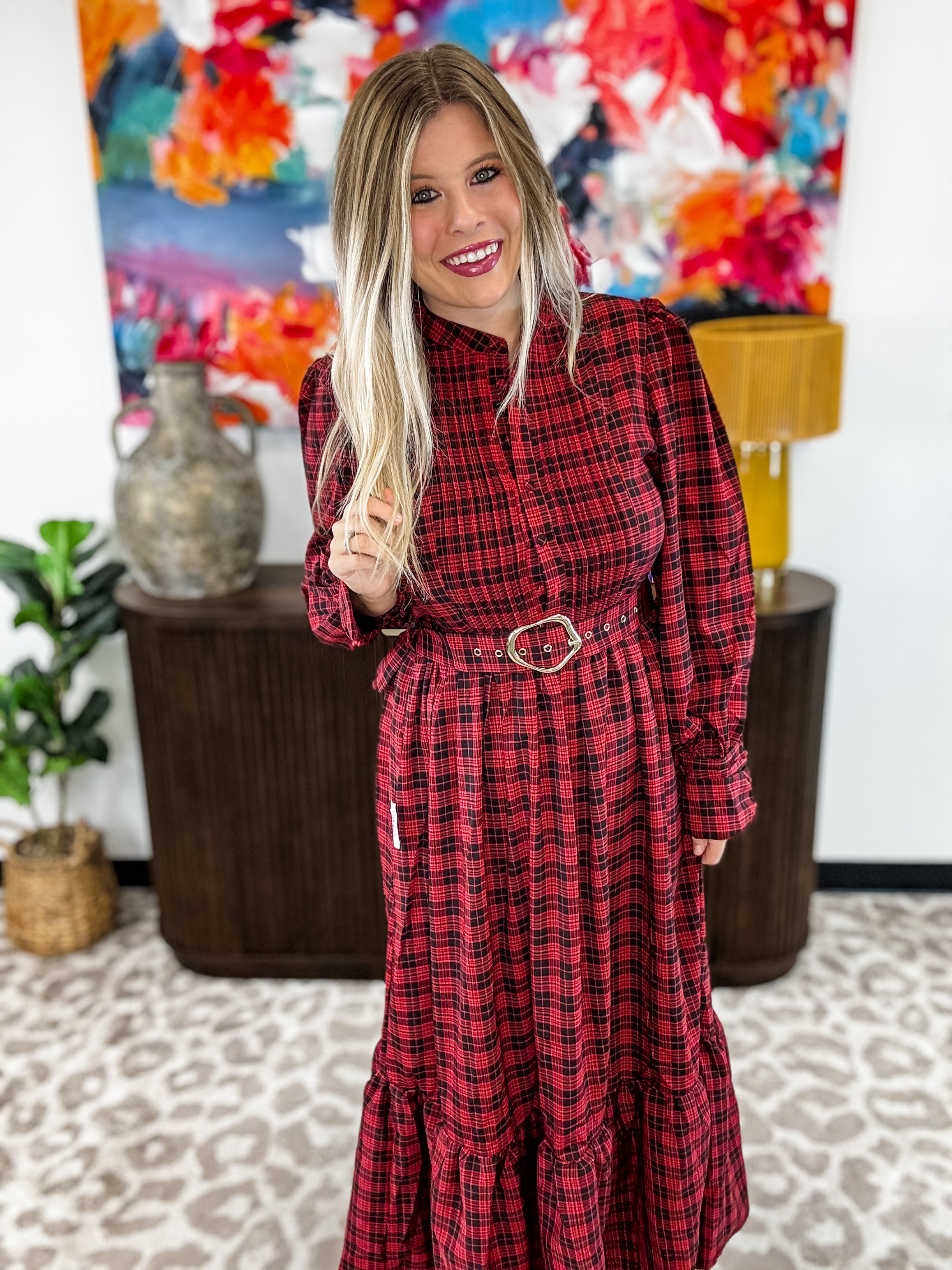 Sweet Haven Maxi Dress - Red