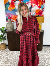 Sweet Haven Maxi Dress - Red