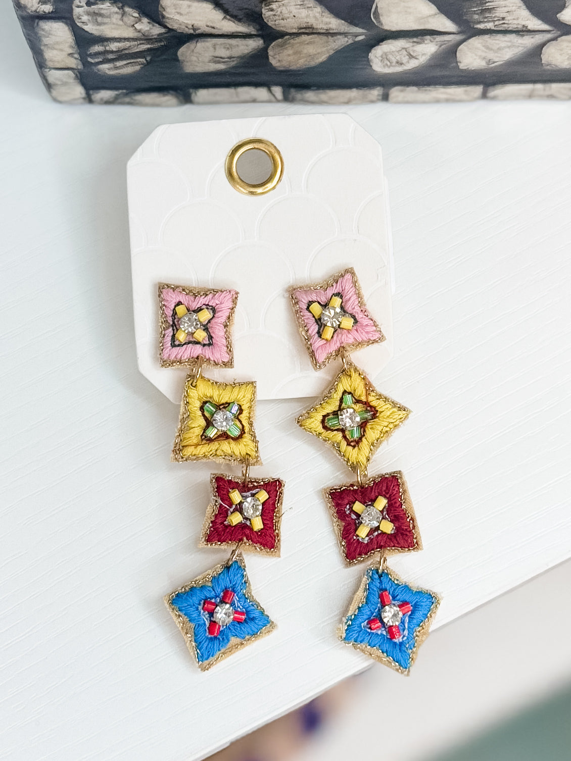 Threaded Treasure Earring - Multi
