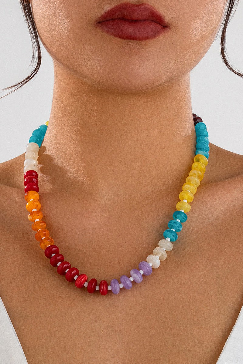 Rainbow Charm Necklace
