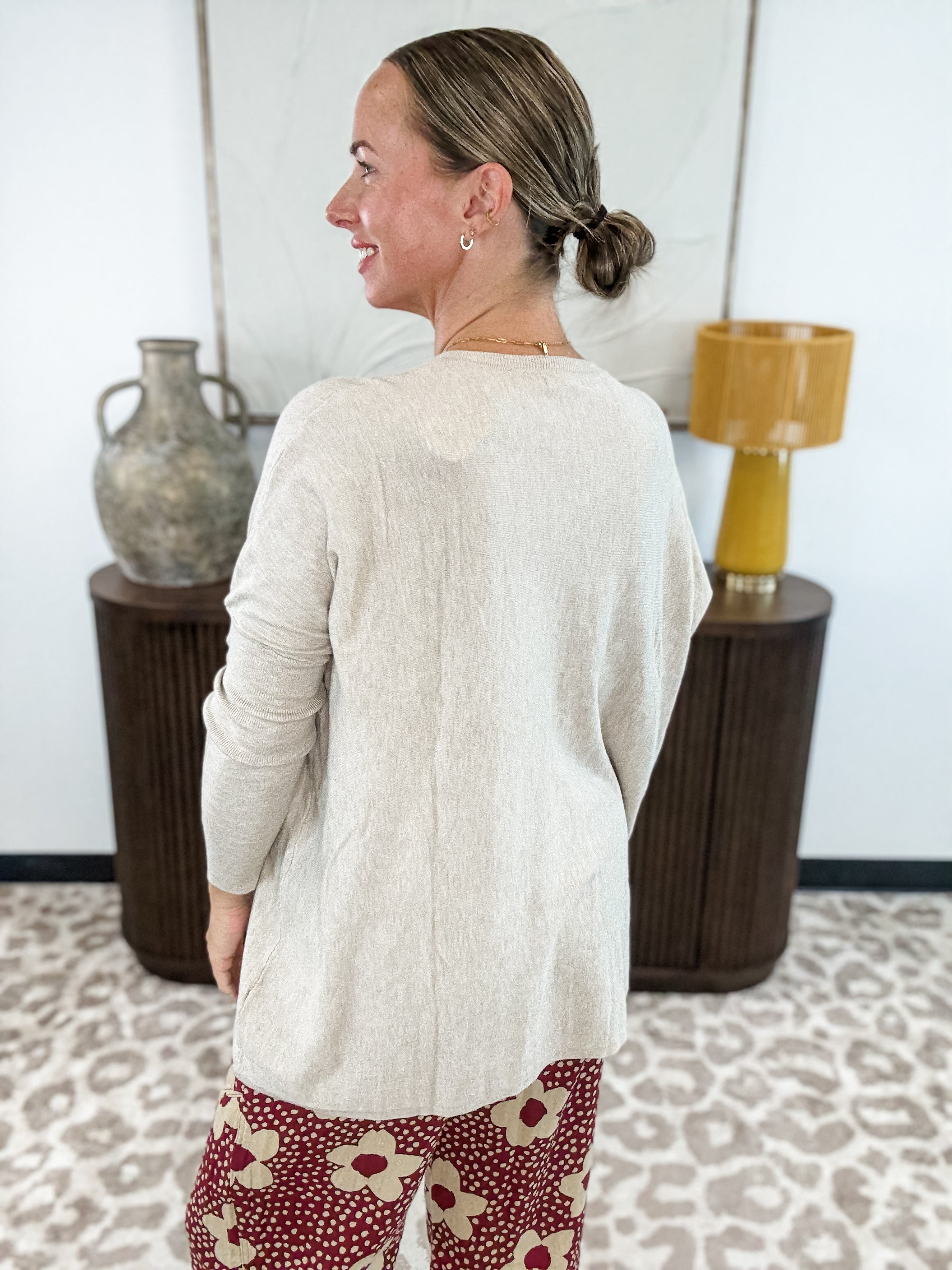 Cloud Pocket Sweater - GreyMocha